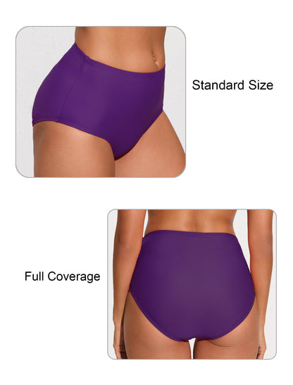 Bas de maillot de bain taille haute pour femme Halcurt