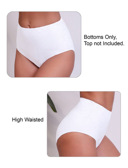 Breezy Sand High Waisted Bikini Swim Bottoms