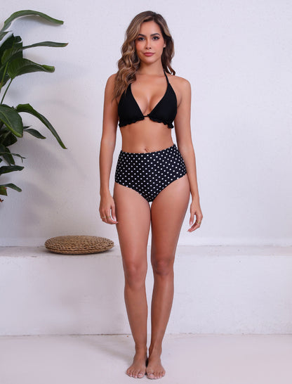 Breezy Sand High Waisted Bikini Swim Bottoms