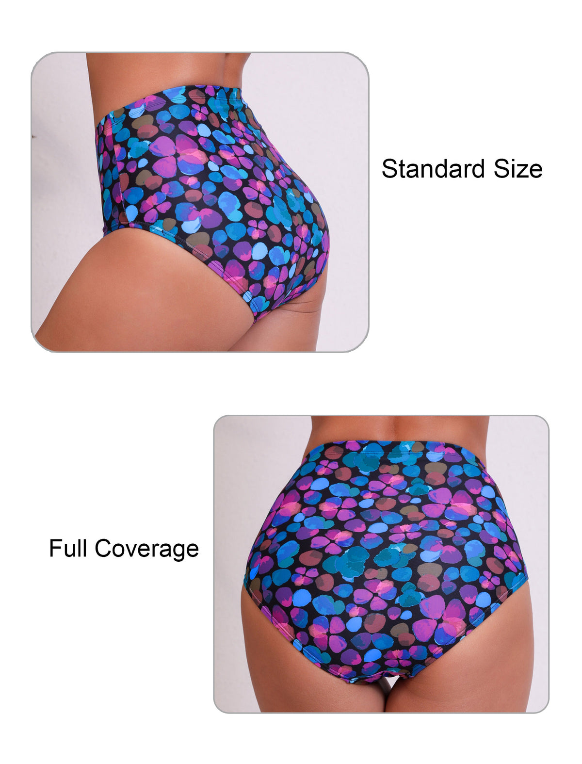 Breezy Sand High Waisted Bikini Swim Bottoms