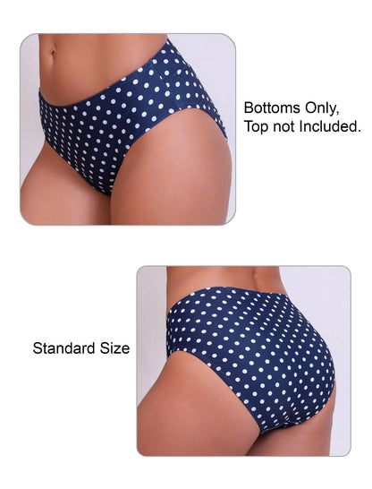 Tropic Whisper Mid Waisted Bikini Swim Bottms