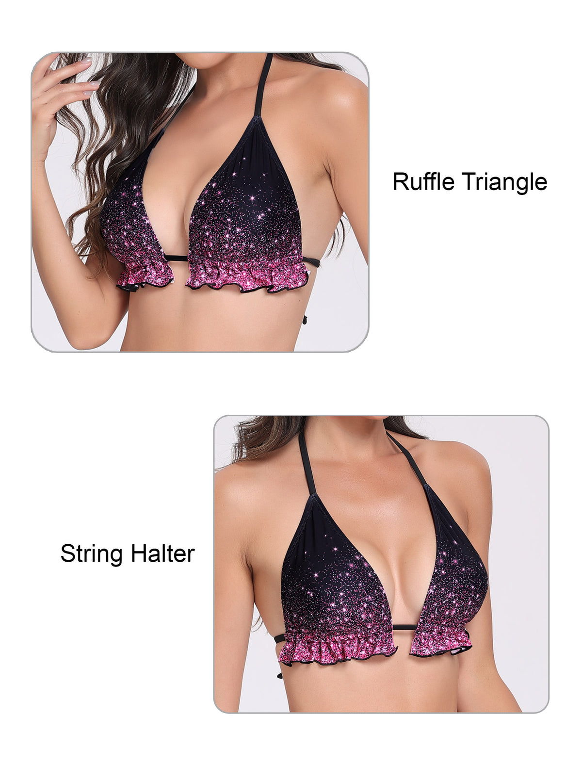 Sea Soul Bikini Top with Removable Bra