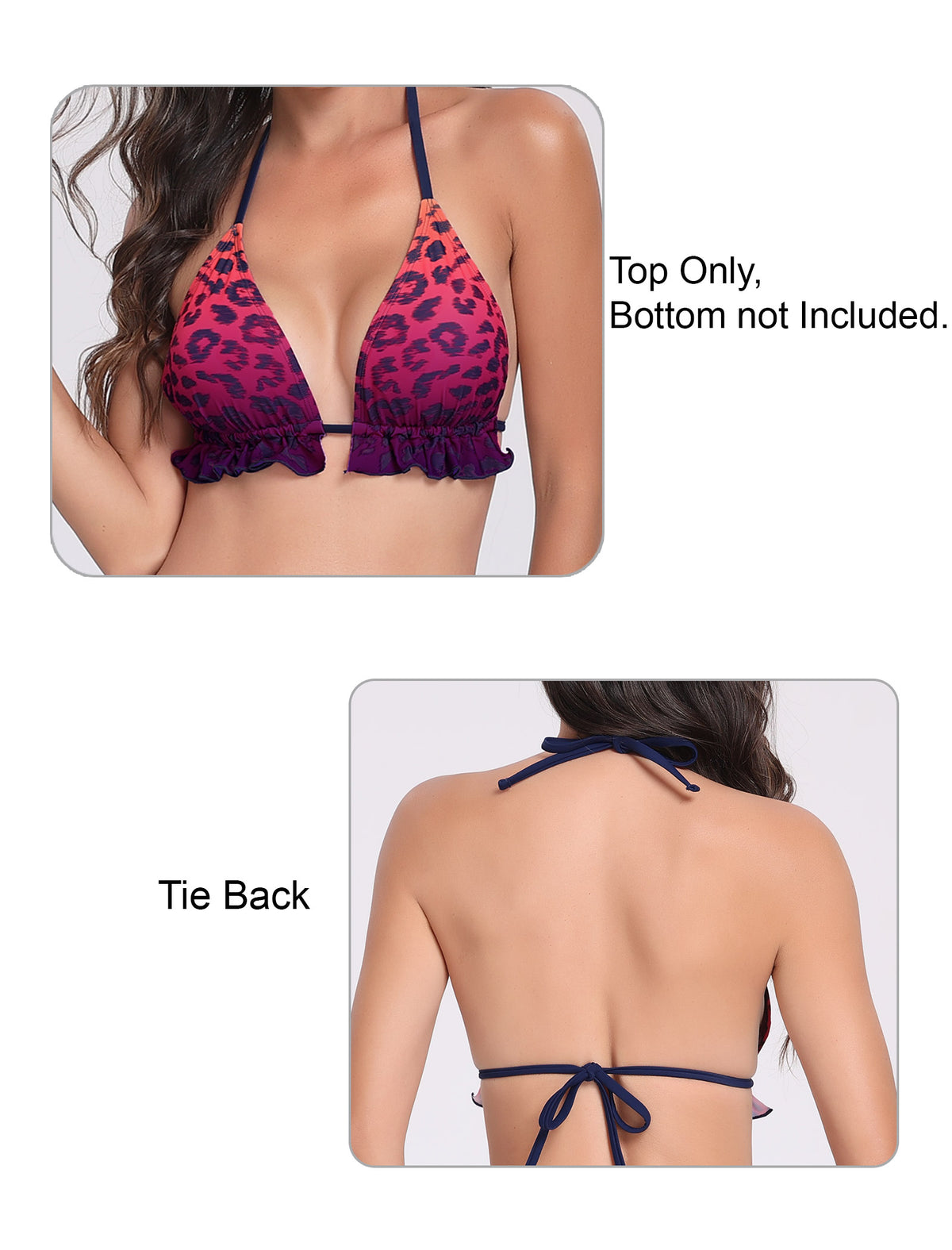 Sea Soul Bikini Top with Removable Bra