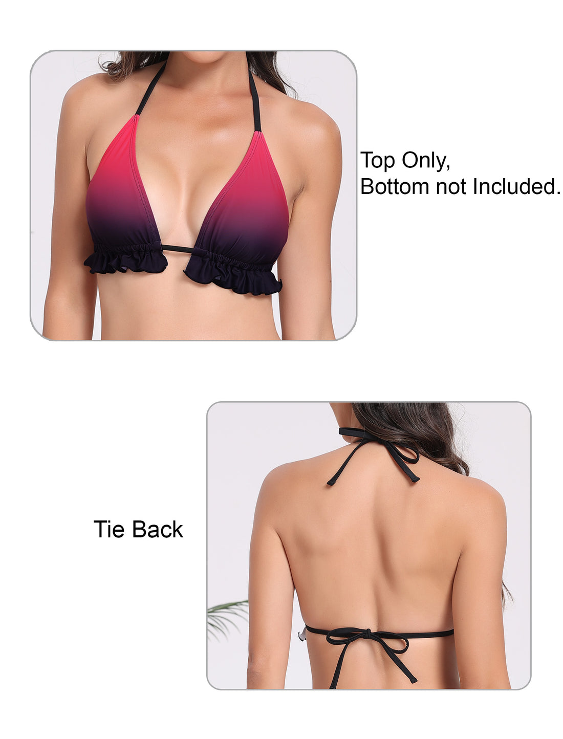 Sea Soul Bikini Top with Removable Bra