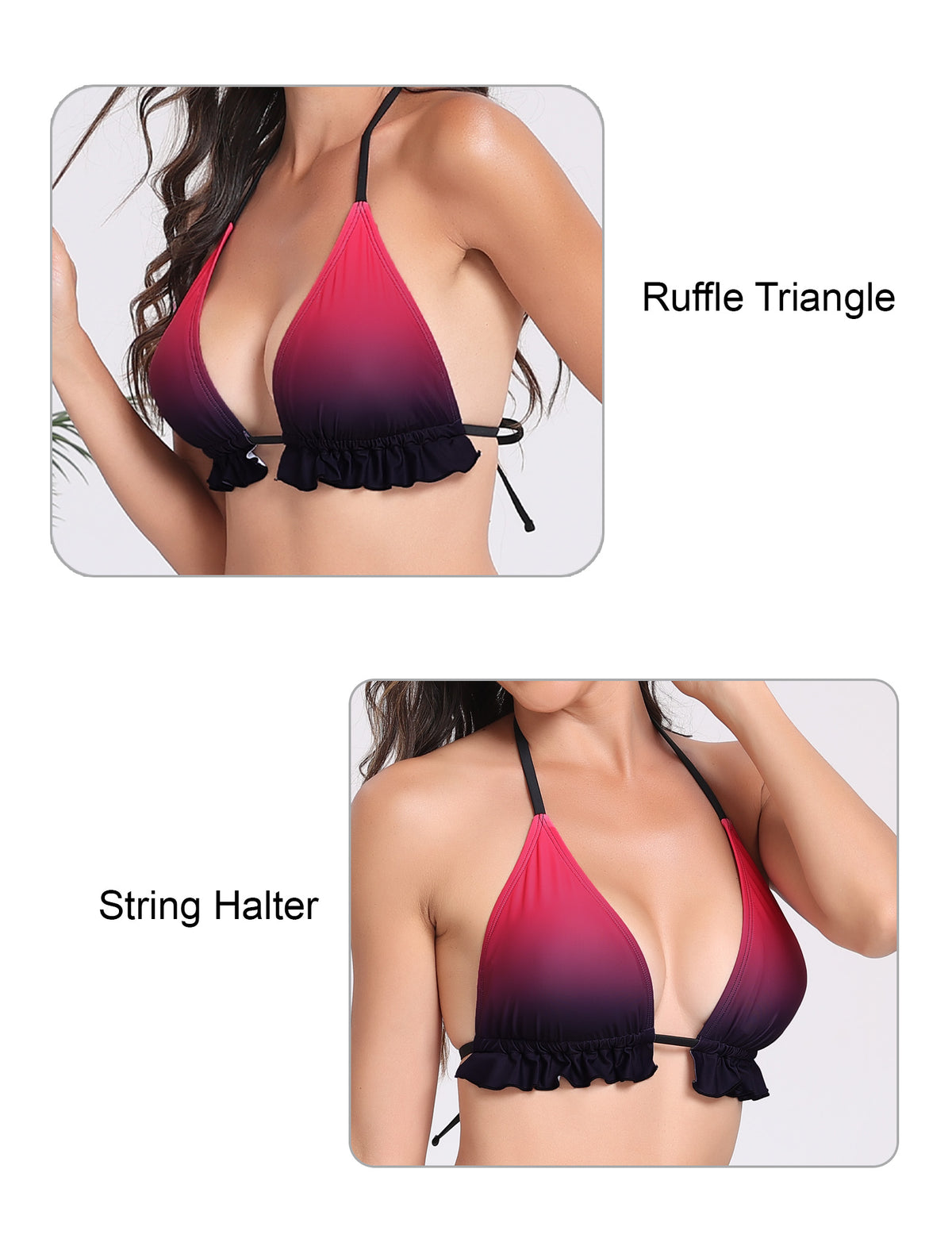 Sea Soul Bikini Top with Removable Bra