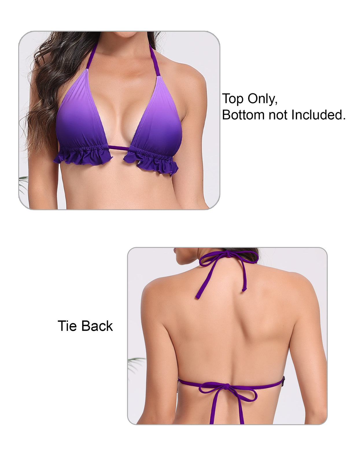 Sea Soul Bikini Top with Removable Bra
