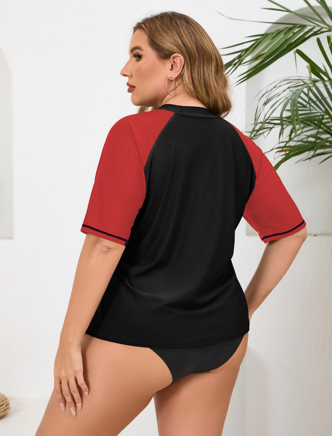 Summer Haze Plus Size Rash Guard Shirts