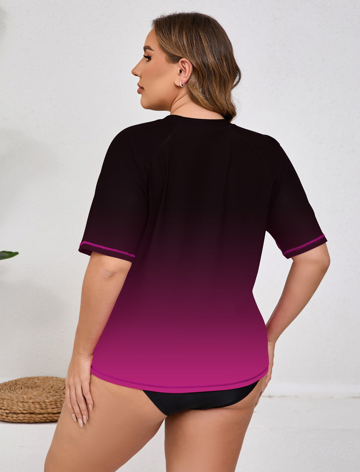 Summer Haze Plus Size Rash Guard Shirts