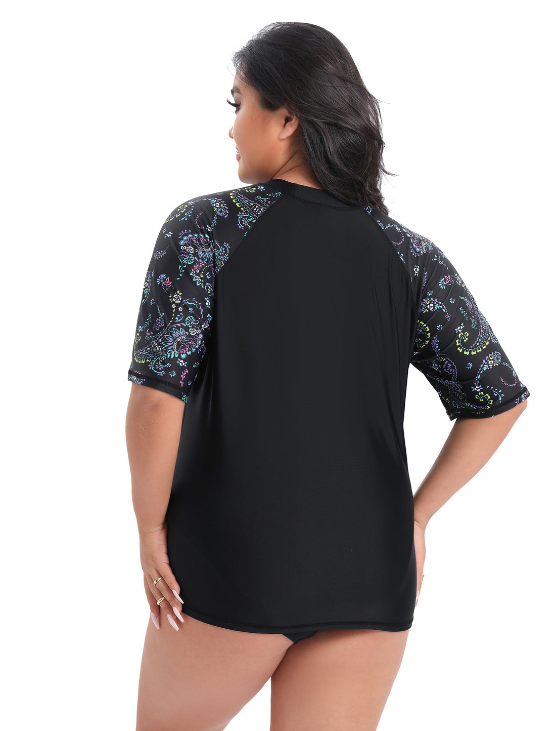 Summer Haze Plus Size Rash Guard Shirts