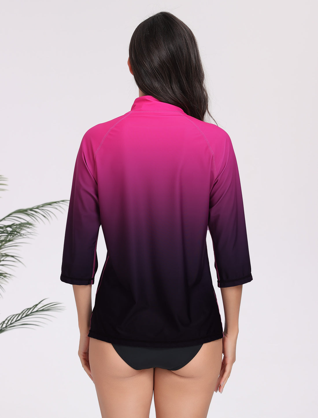 Skin Armor 3/4 Sleeve Rash Guard Shirts High Neck