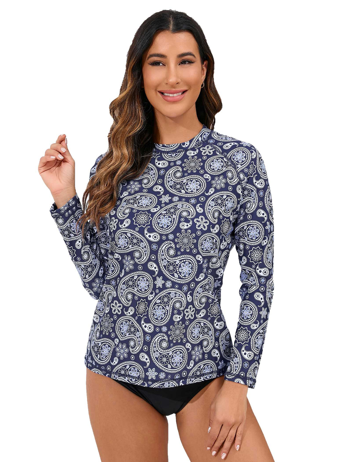 Sunny Drift Long Sleeve Rash Guard Shirts