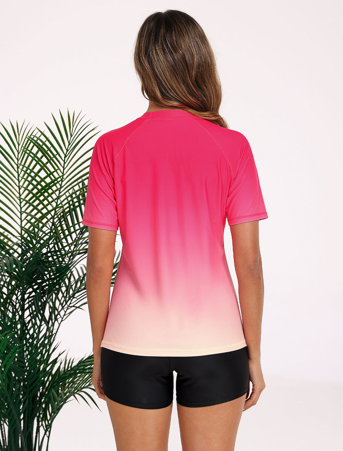 Coastal Breeze Two Piece Rash Guard Sets with Built in Bra