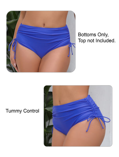 Seamless Days Drawstring High Waisted Swim Bottoms