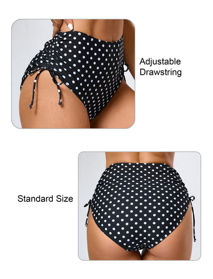 Seamless Days Drawstring High Waisted Swim Bottoms