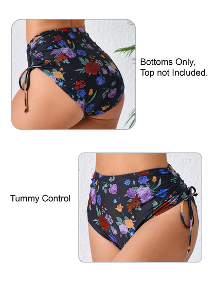 Seamless Days Drawstring High Waisted Swim Bottoms
