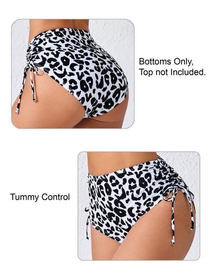 Seamless Days Drawstring High Waisted Swim Bottoms