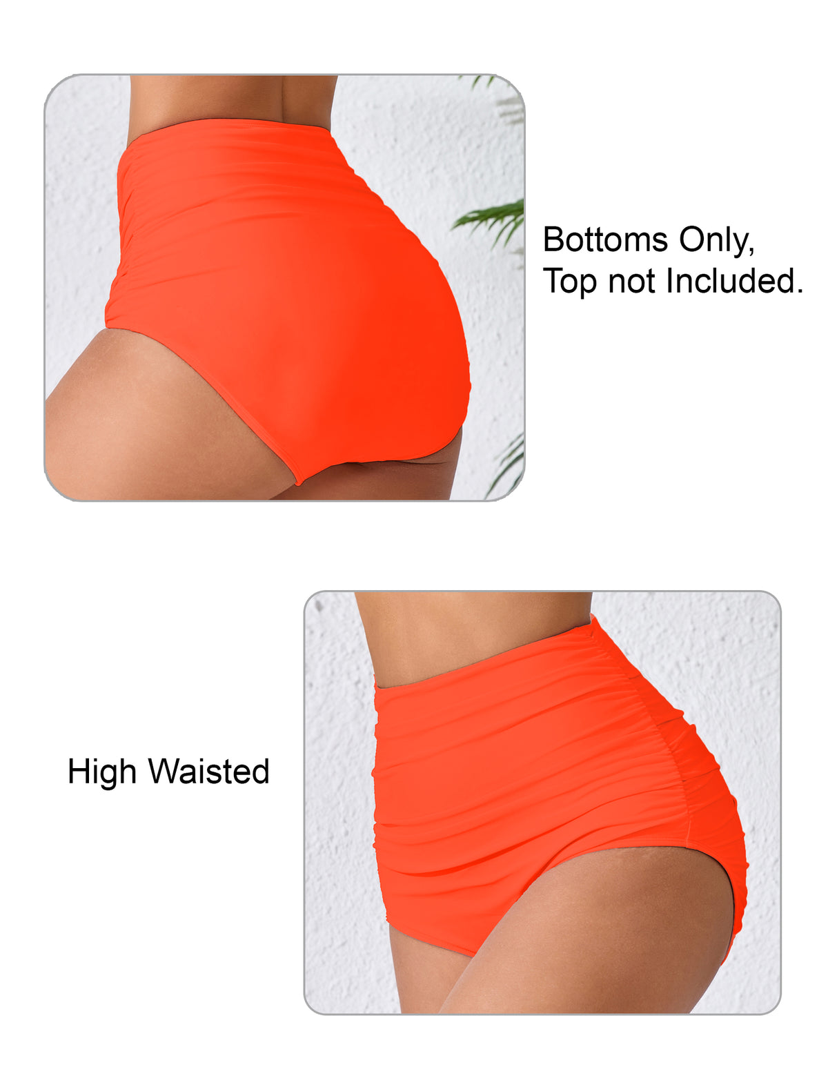 Effortless Shoreline High Waisted Ruched Bikini Swim Bottoms